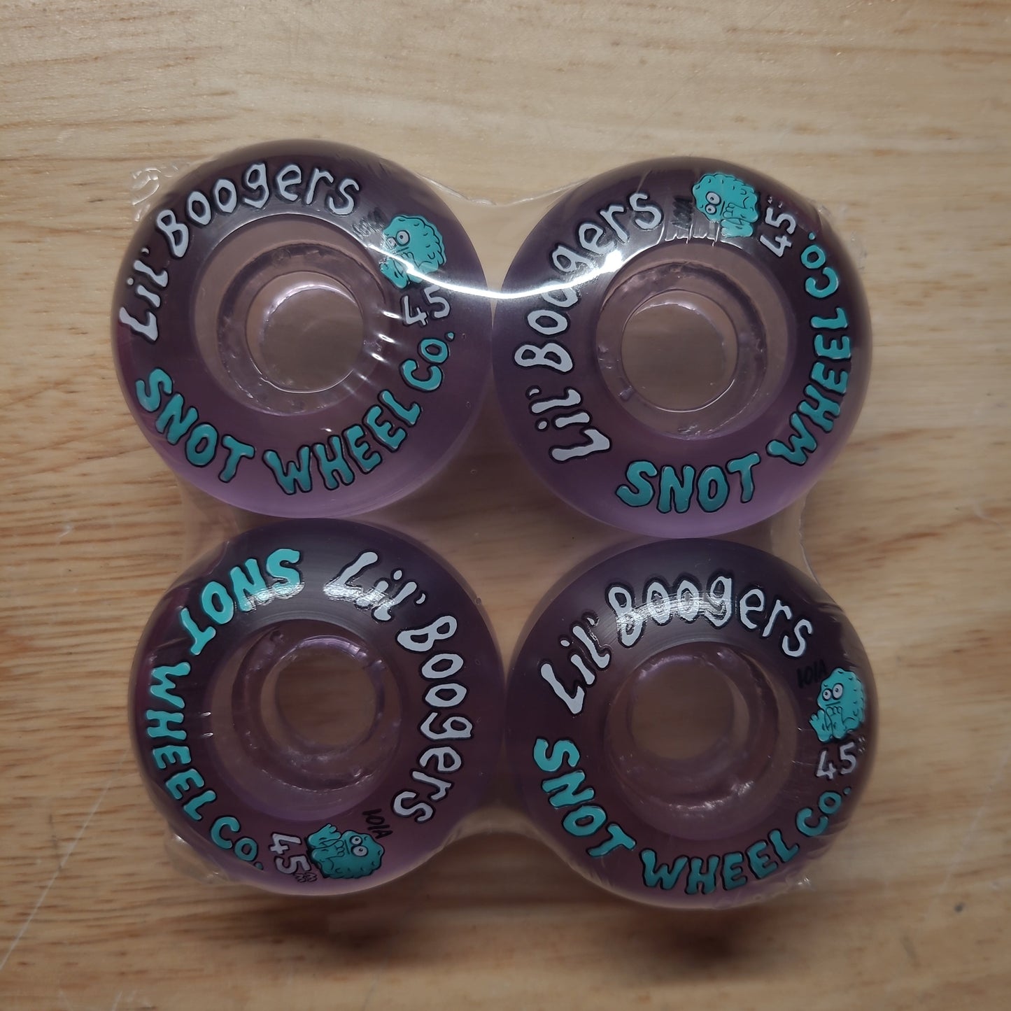 Snot Wheels - Lil Boogers 45mm 101A (Clear Purple)