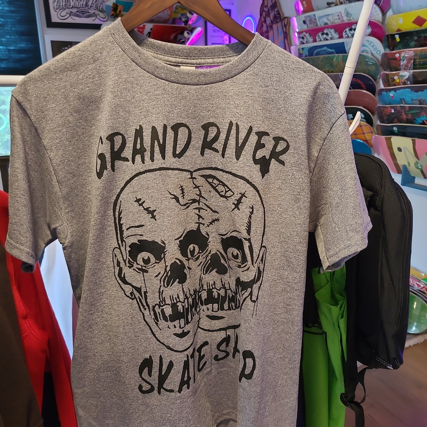 Grand River - Double Vision Youth T-Shirt (Heather Gray)