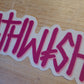 Deathwish - Big Deathspray Sticker (8")
