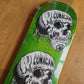 COMACAN - Triple Skull Green 8.38" Popsicle Deck
