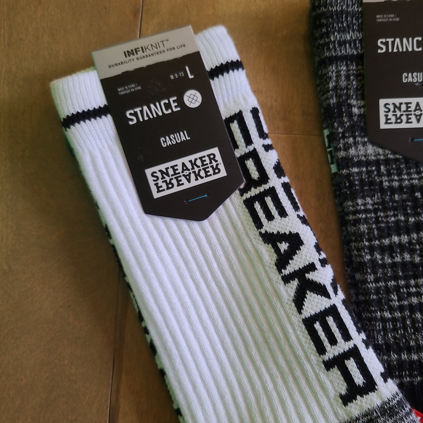 Stance x Sneaker Freaker - White Casual Crew Socks