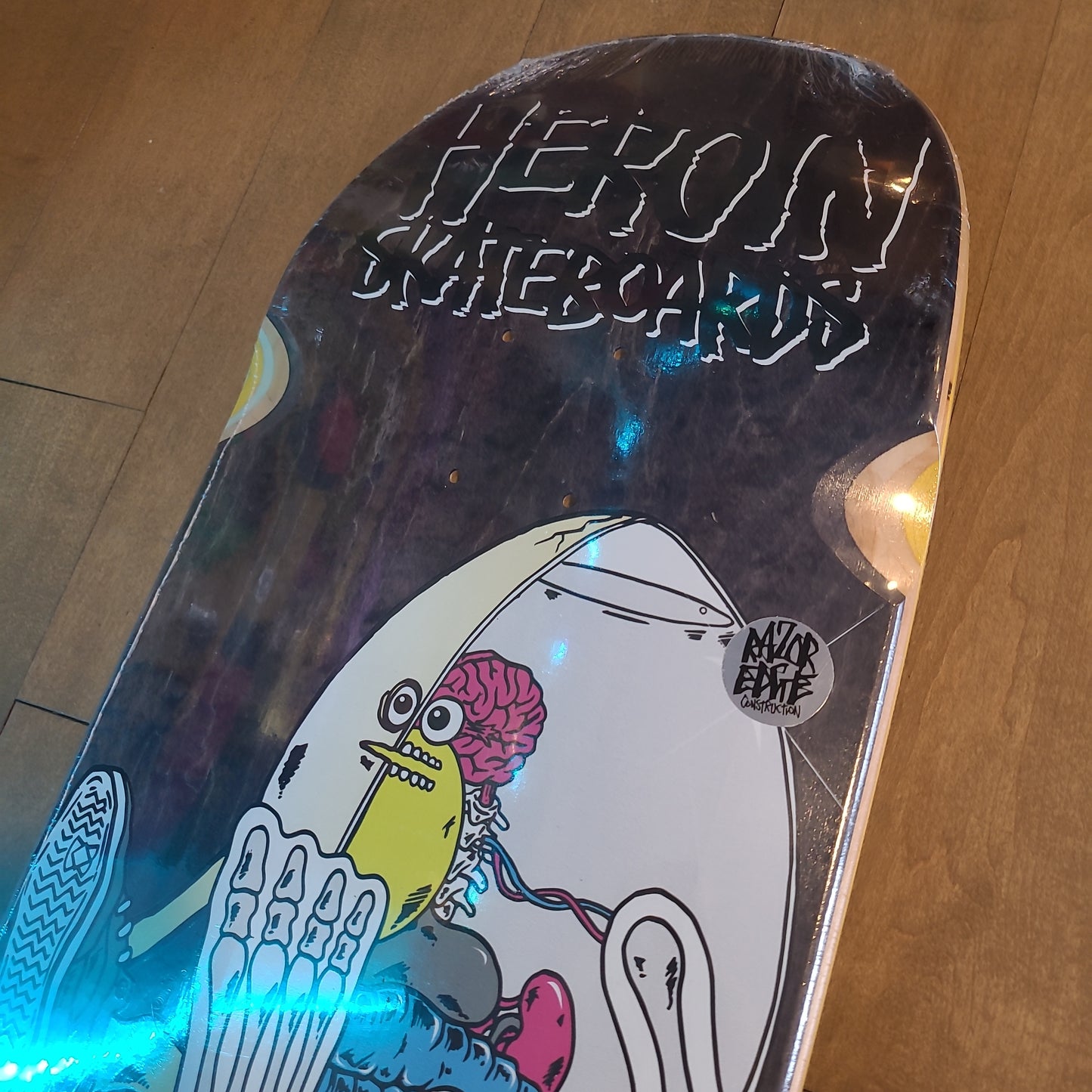 Heroin - Anatomy of a Wide Boy 10.4" Egg-Shaped Deck