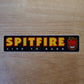Spitfire - Live To Burn Sticker