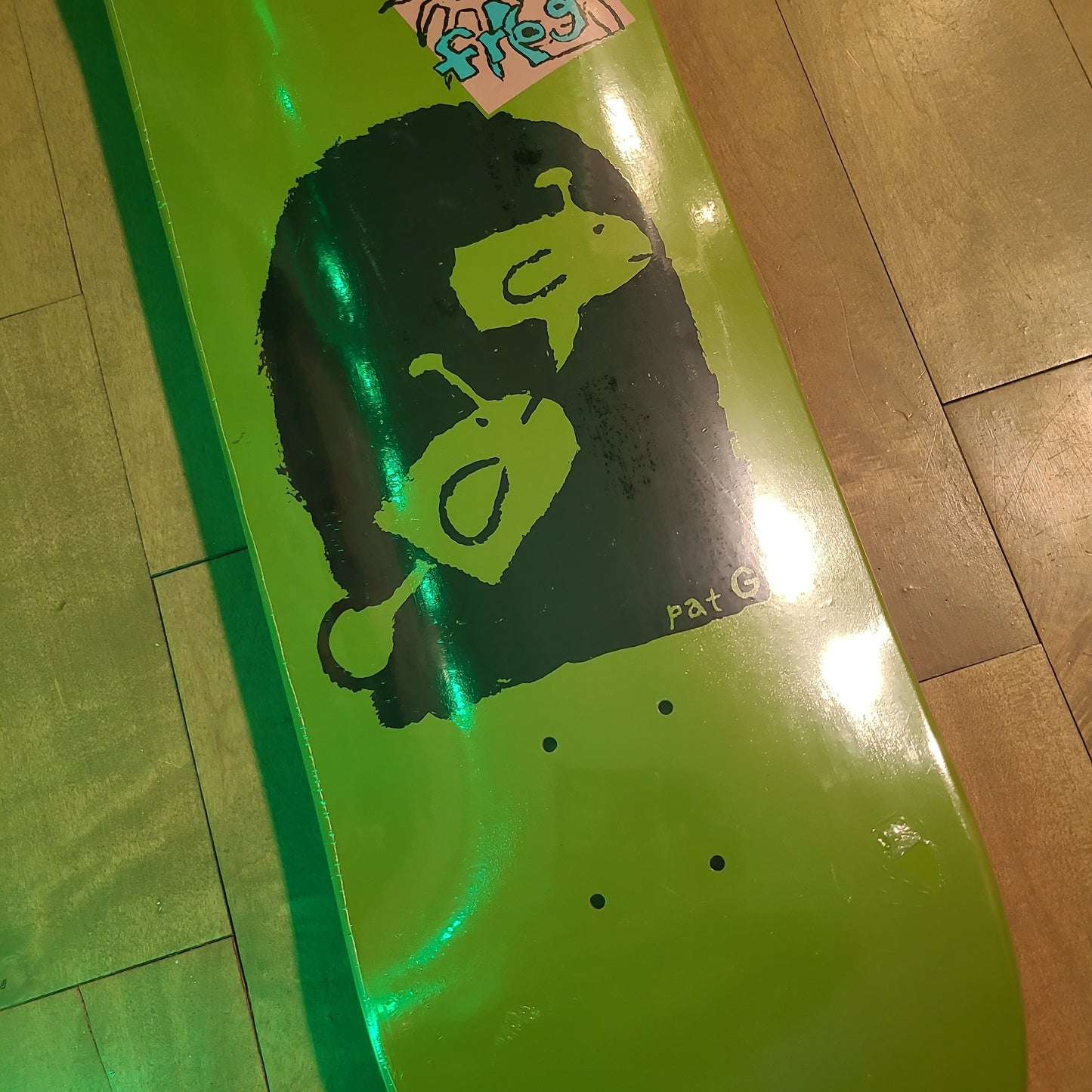 Frog - Pat G Lonesome Fishes 8.38" Deck (Green Dip)