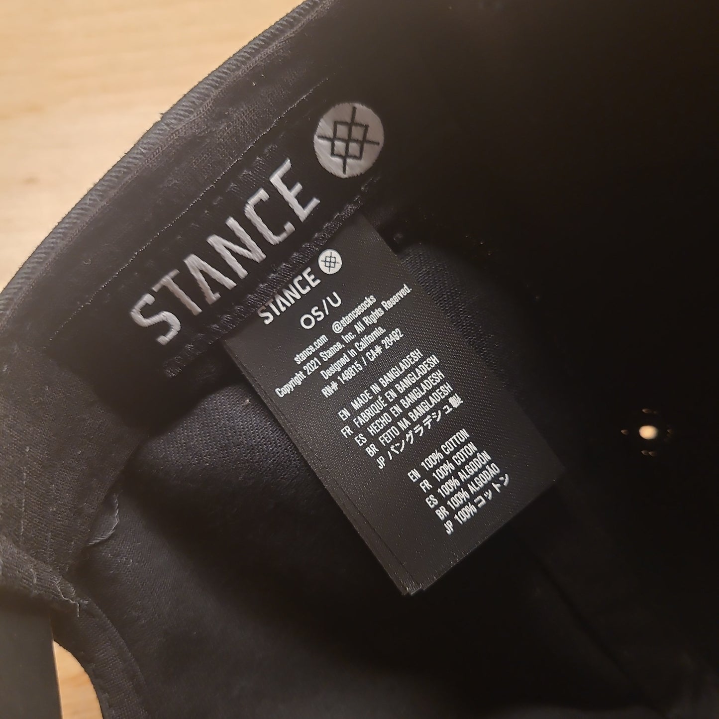 Stance - Snapback Cap (Black)