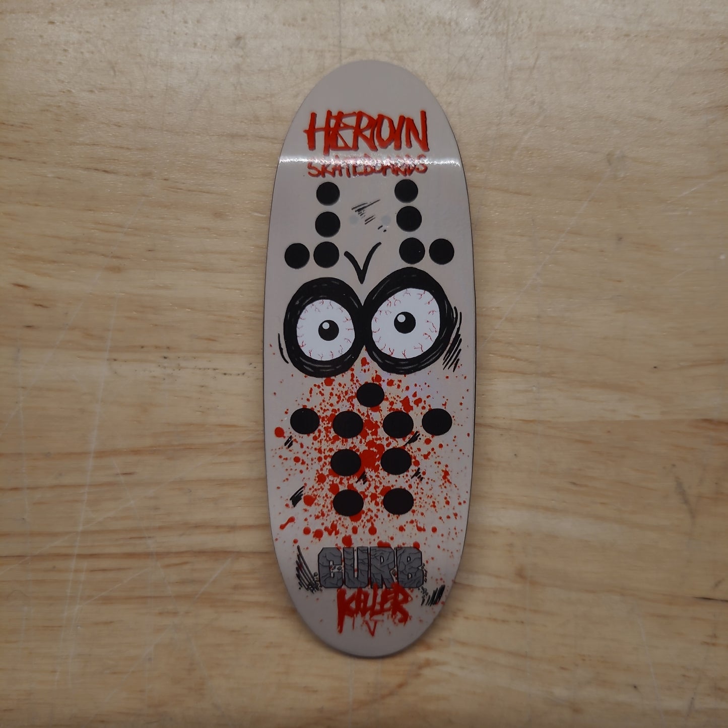 Close Up x Heroin - Curb Killer V 34mm Egg-Shaped Complete Fingerboard