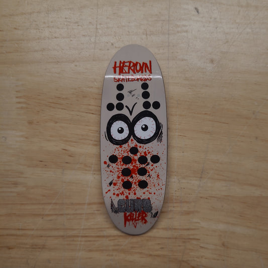 Close Up x Heroin - Curb Killer IV 34mm Egg-Shaped Fingerboard Deck
