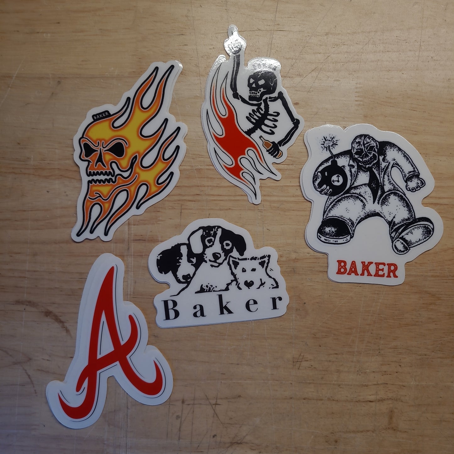 Baker - Time Bomb Stickers