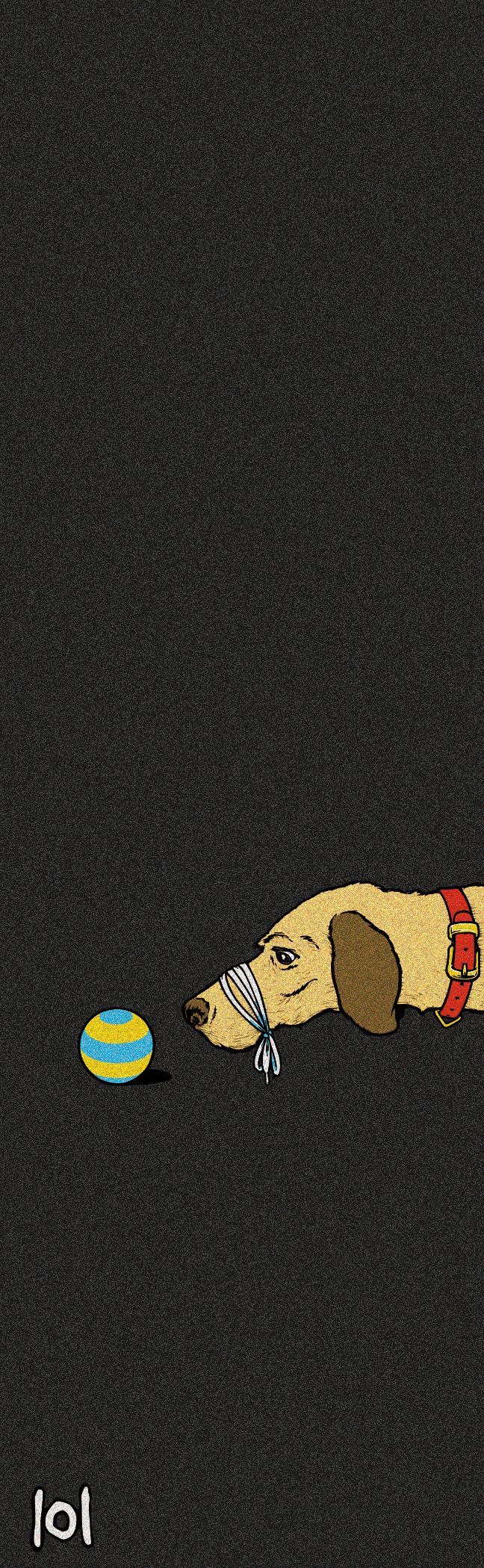 101 Skateboards - Dog 10" x 33" Griptape