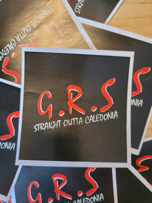 Grand River Stickers - Straight Outta Caledonia