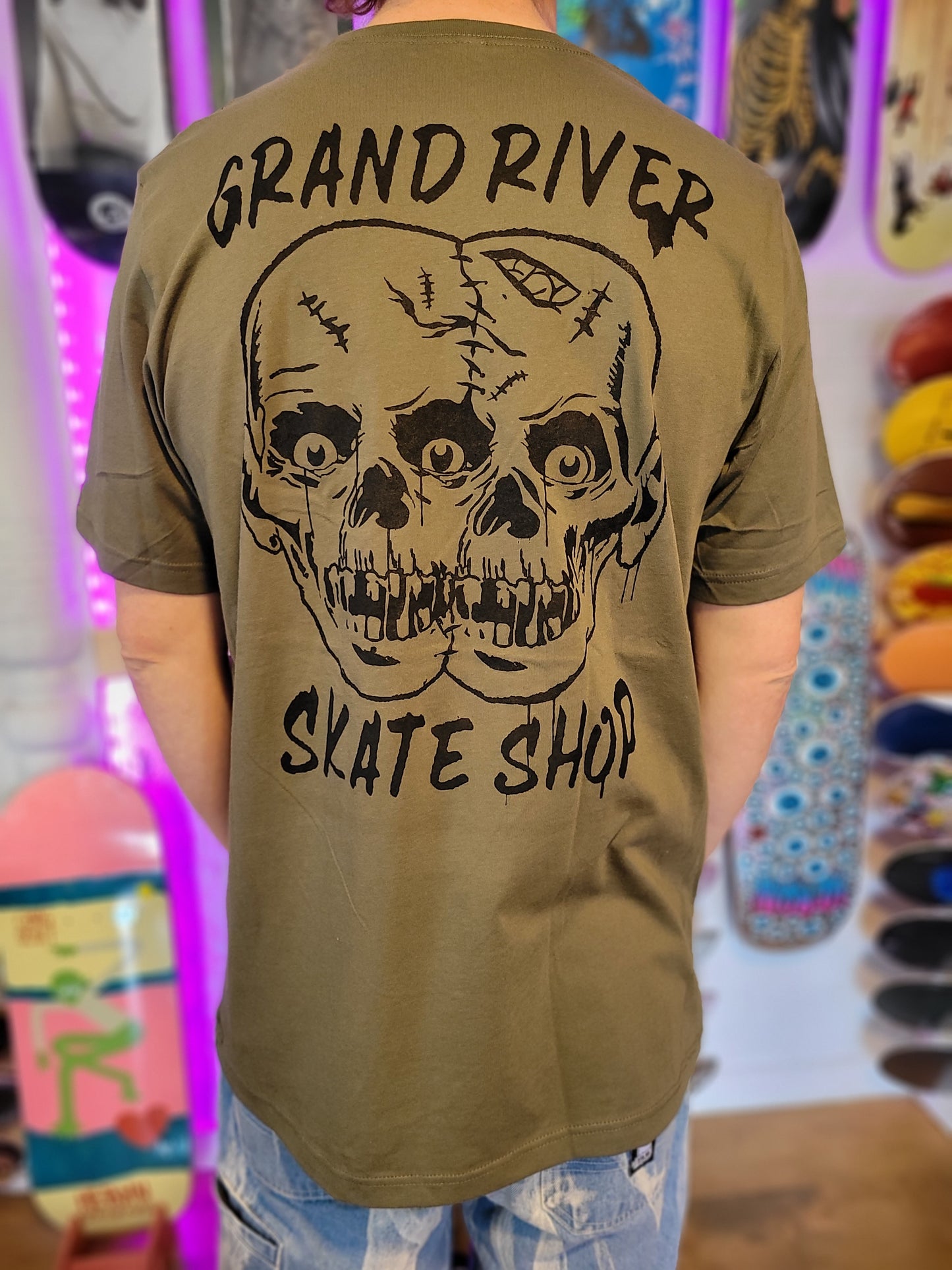 Grand River - Zippo T-Shirt (Olive)