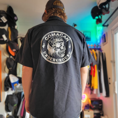 COMACAN - Skull Stamp Work Shirts