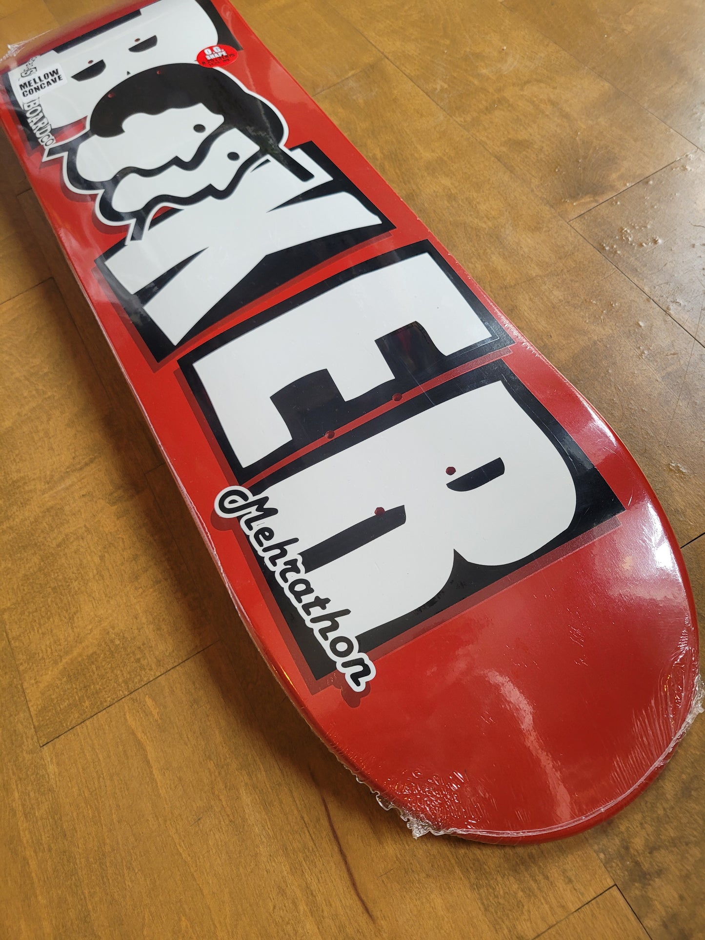 Baker x Mehrathon - Red Logo Deck 8.25" Deck (Dipped)