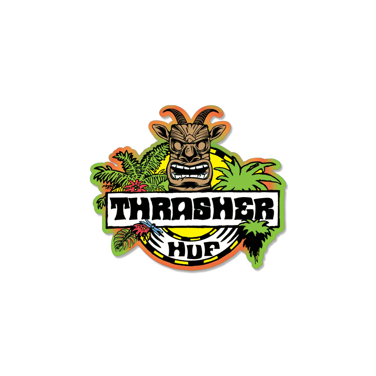 HUF x Thrasher Sticker