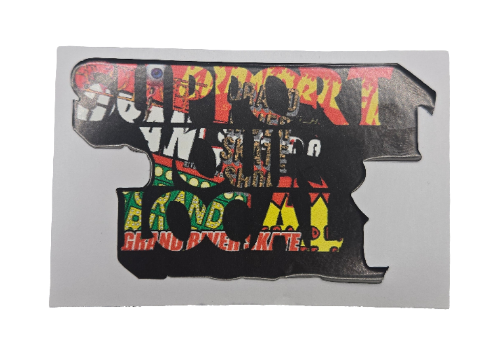 Grand River Stickers - Support Your Local