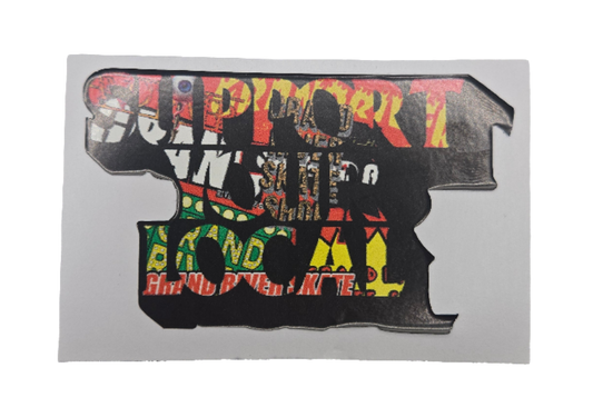 Grand River Stickers - Support Your Local