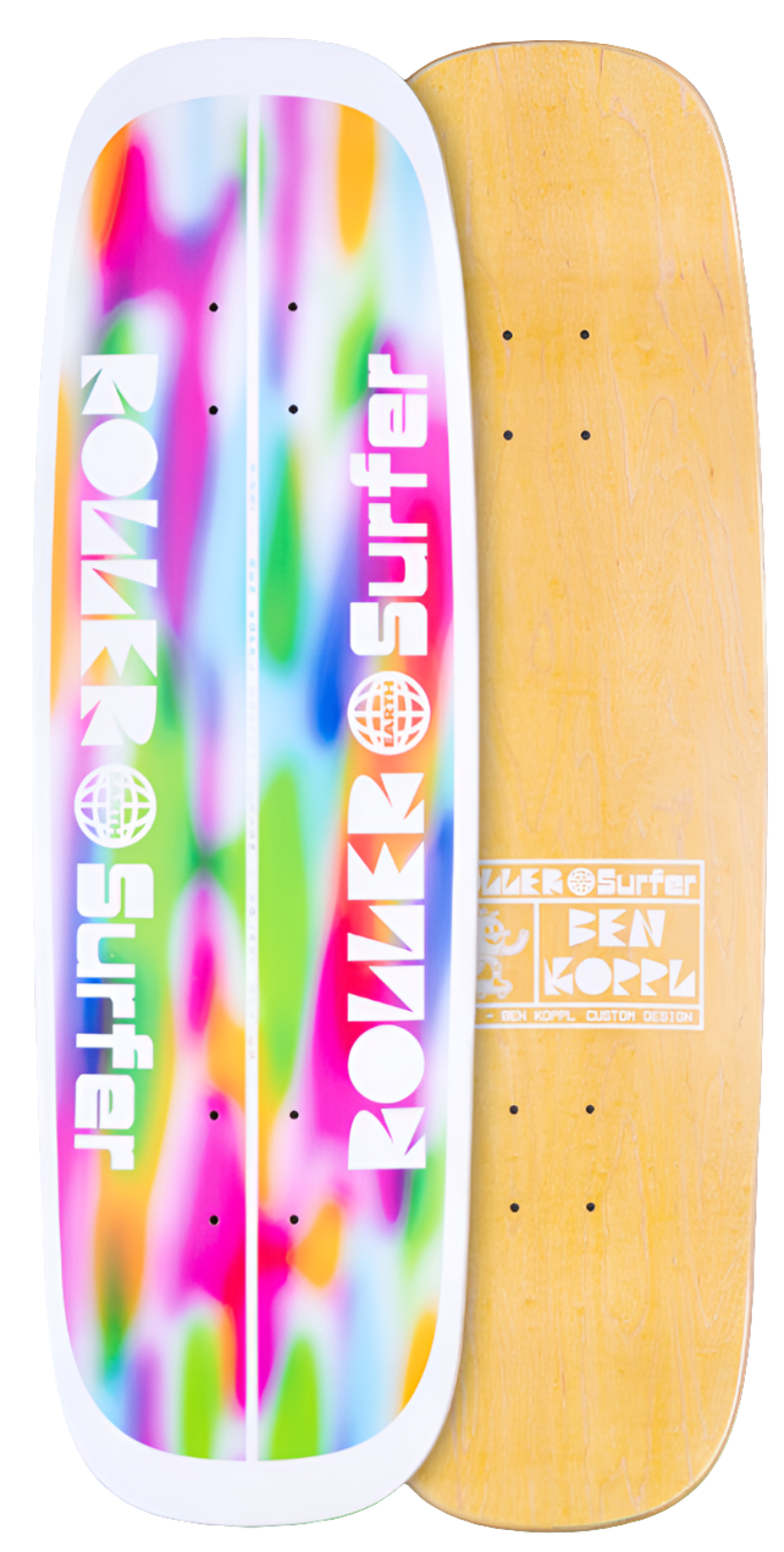 Blast Skates - Ben Koppl Roller Surfer 8.5 Shaped Deck