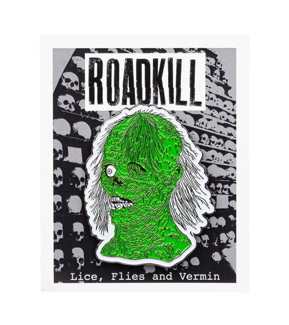 Roadkill - Oversized Zombie Badge Pin