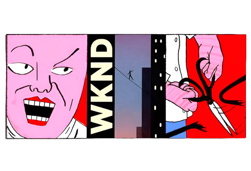 WKND - Walk The Rope Sticker