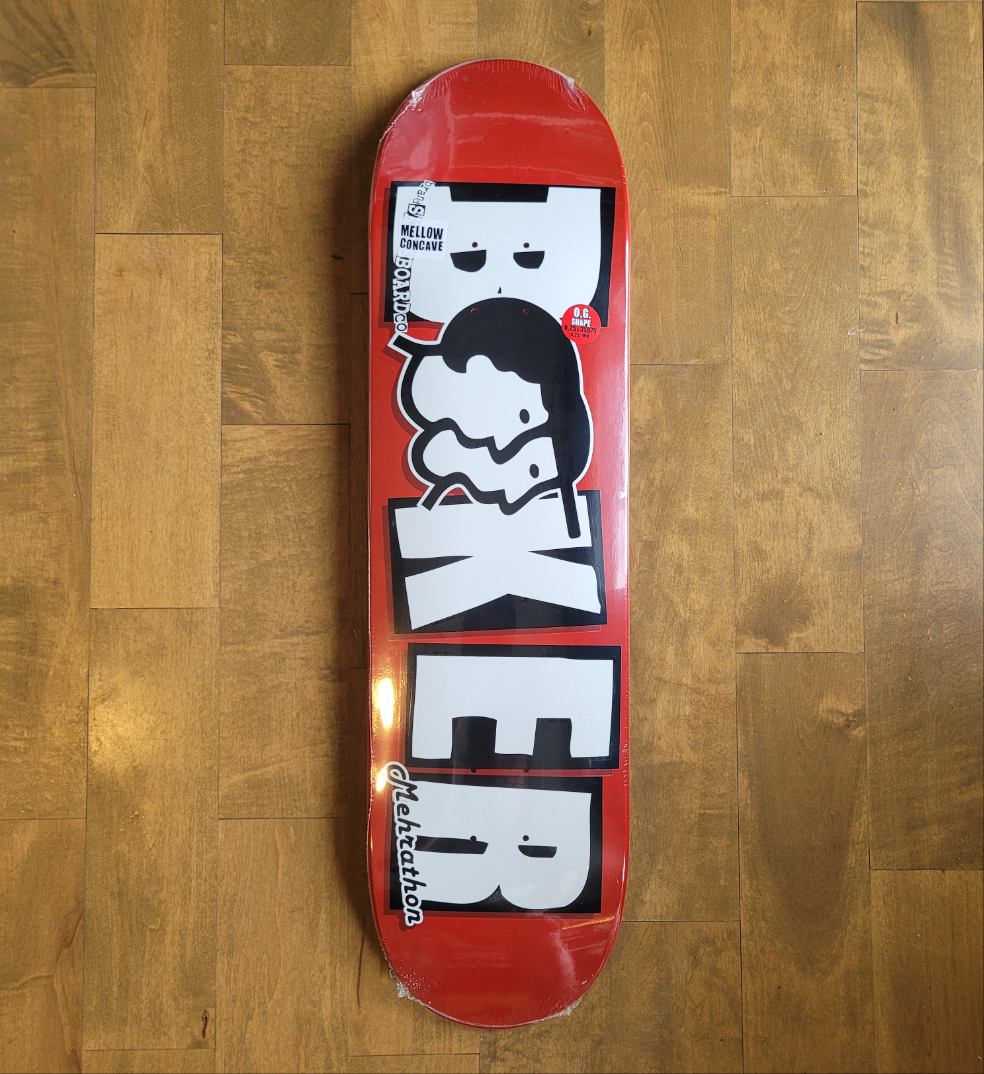 Baker x Mehrathon - Red Logo Deck 8.25" Deck (Dipped)