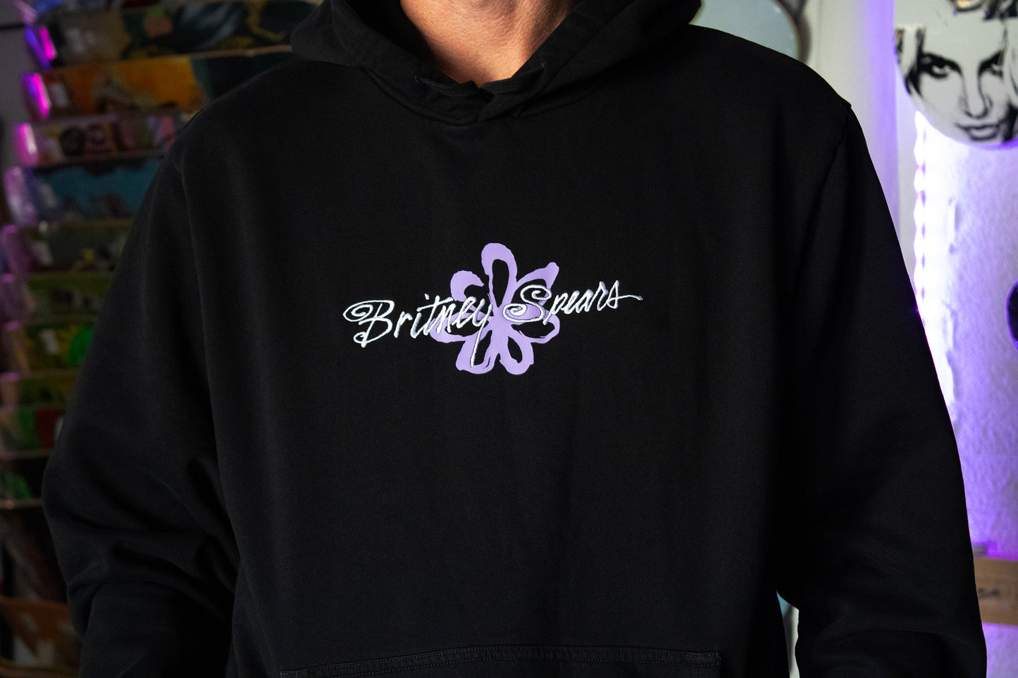 Welcome x Britney - Flower Pigment-Dyed Hoodie