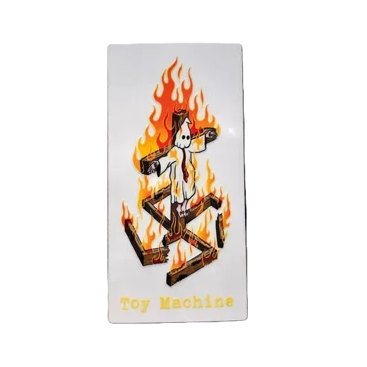 Toy Machine - Ed Templeton Charred Cross Sticker