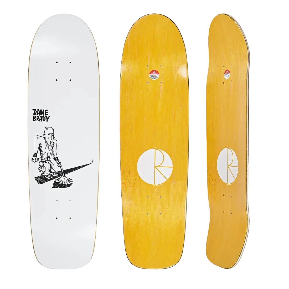Polar Skate Co. - Dane Brady Mopping Surf Jr 8.75" Shaped Deck