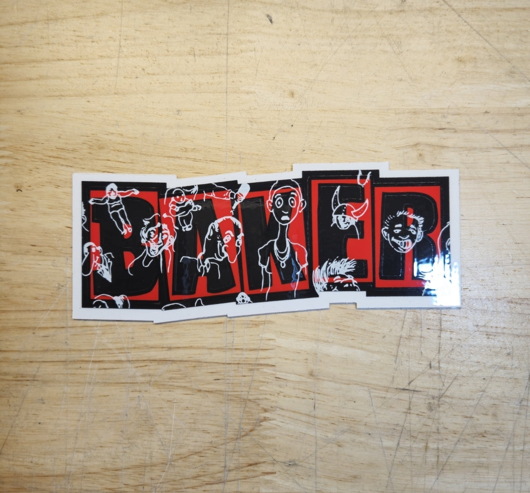 Baker - Sketch Logo Stickers