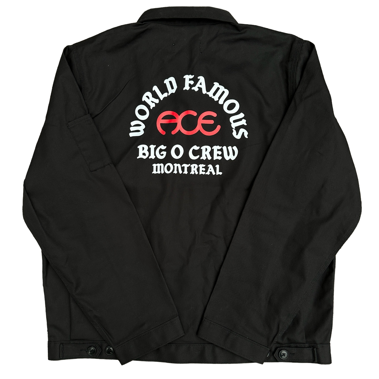 Mehrathon x Ace x Big O -  World Famous Dickies Work Jacket (Black)