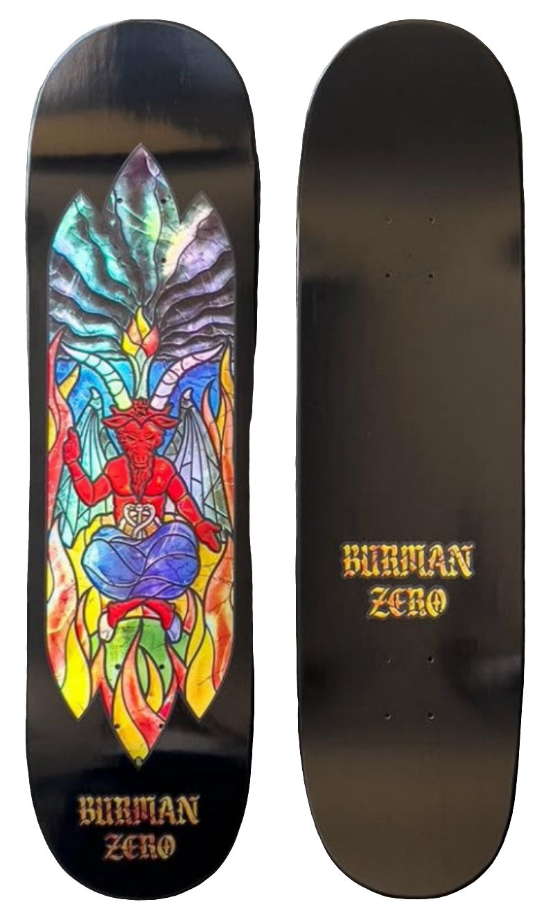 Zero - Dane Burman Stained Glass 8.625" Deck