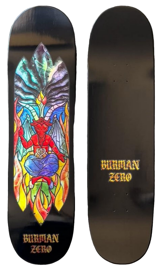 Zero - Dane Burman Stained Glass 8.625" Deck