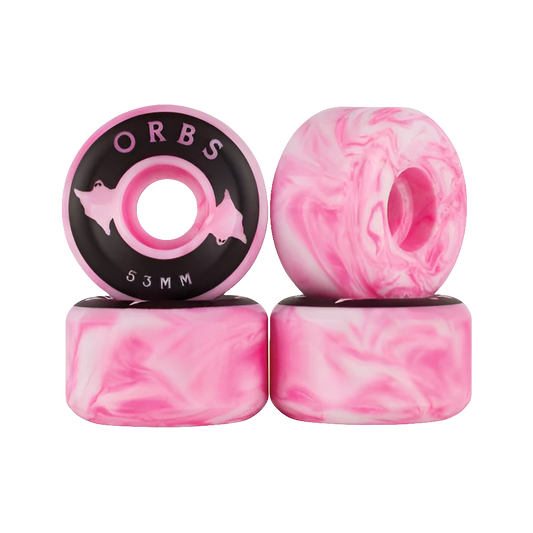 Orbs - Specters Swirls 99A 53mm Wheels (Pink/White)