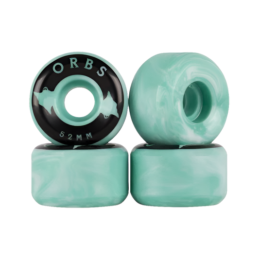 Orbs - Specters Swirls 99A 52mm Wheels (Teal/White)