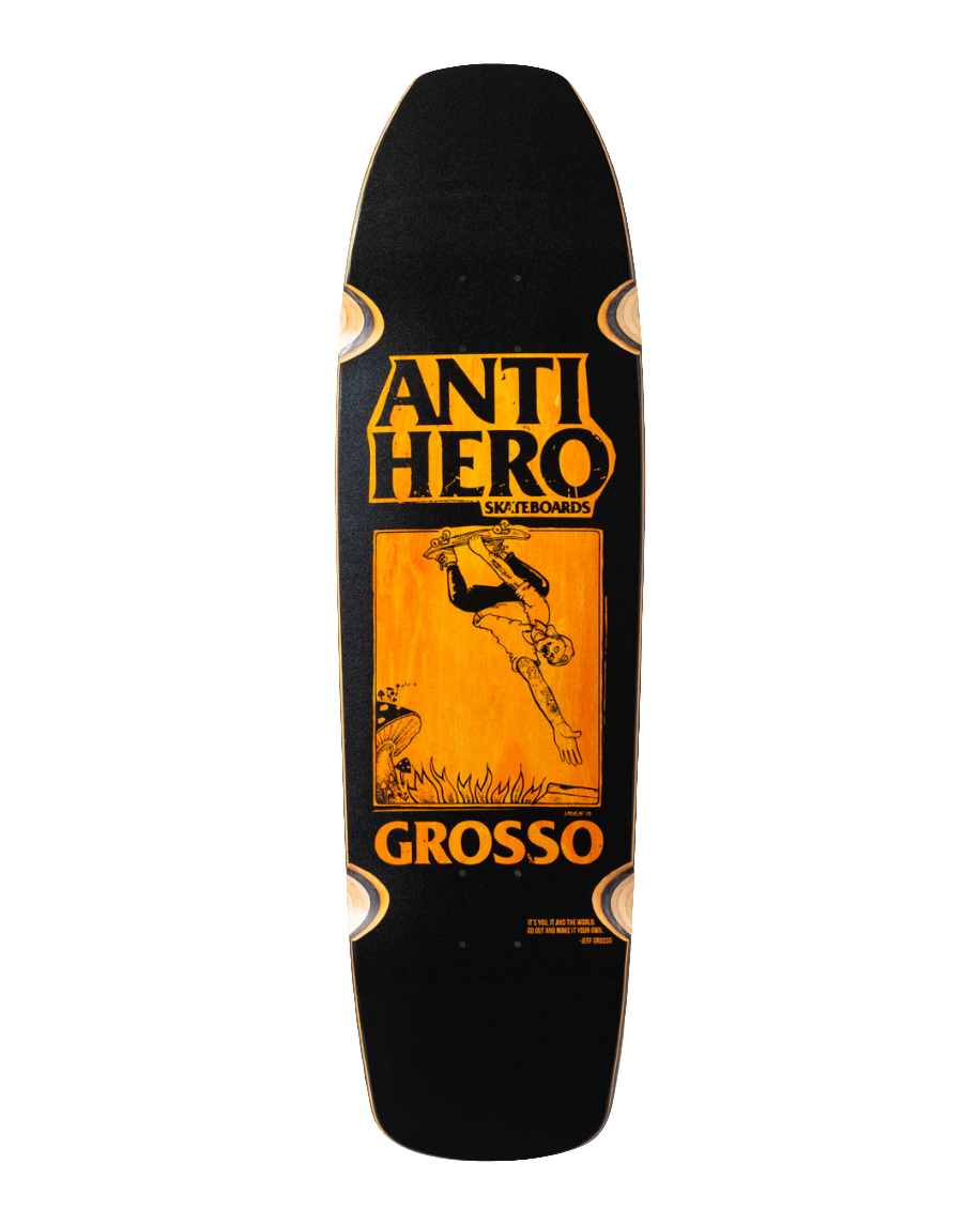 ANTI SKATEBOARD HERO 9インチデッキ ANTIHERO SSD 2025 - Grosso Hand Plant 9.25