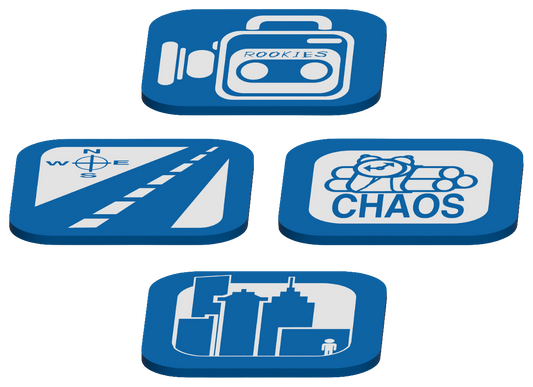 411VM - Icon Coasters (4 Pack)