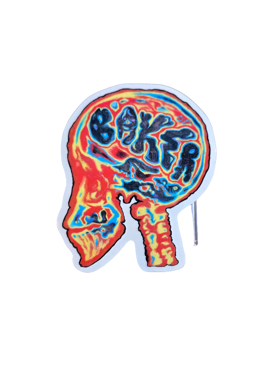 Baker - Brain Donor Stickers