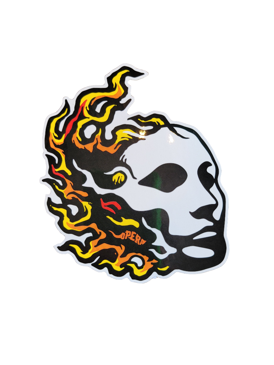 Opera - Fire Mask Stickers