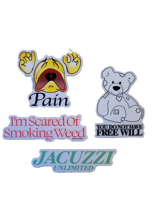 Jacuzzi - Free Will Stickers