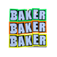 Baker - Neon Logo Stickers