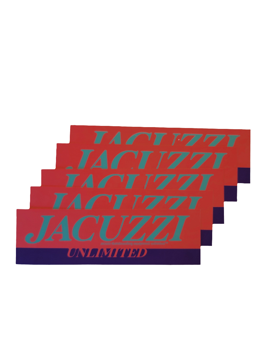 Jacuzzi - Flavour Logo Sticker