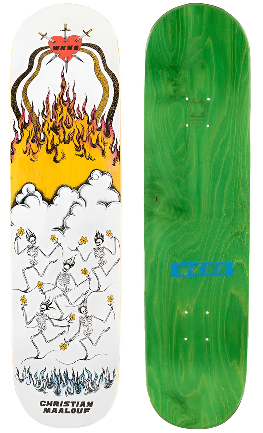 WKND - Christian Maalouf Running with Daisies 8.25" Deck