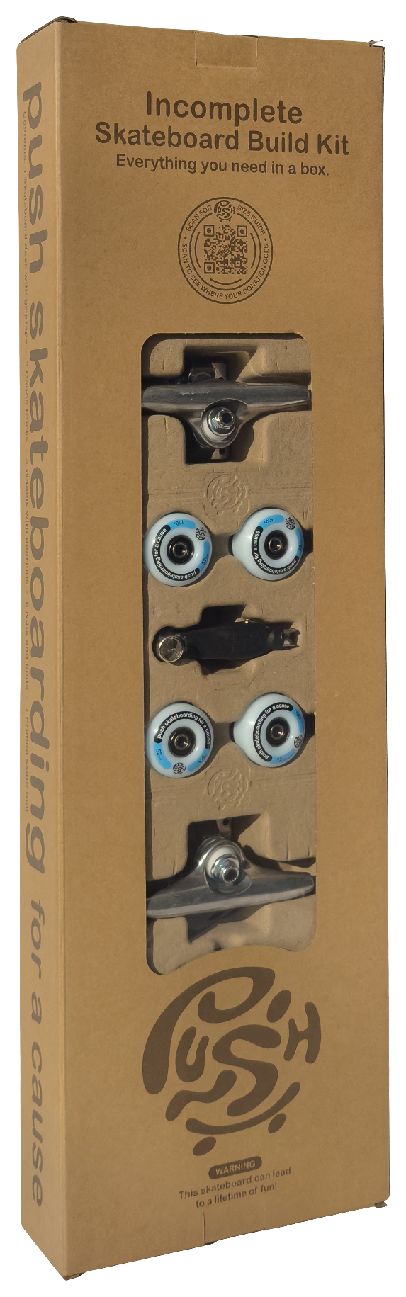 Push - Big Rag Doll 7.5" Incomplete Skateboard Build Kit