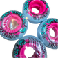 Snot - Lil Boogers 48mm 101A (Teal & Pink)