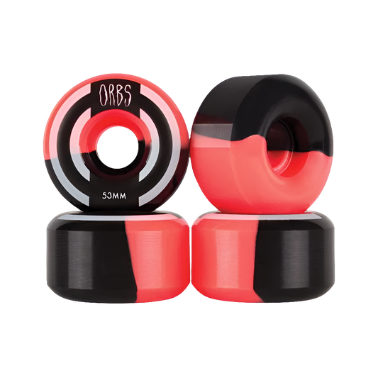 Orbs - Apparitions Splits 99A 53mm Wheels (Coral/Black)