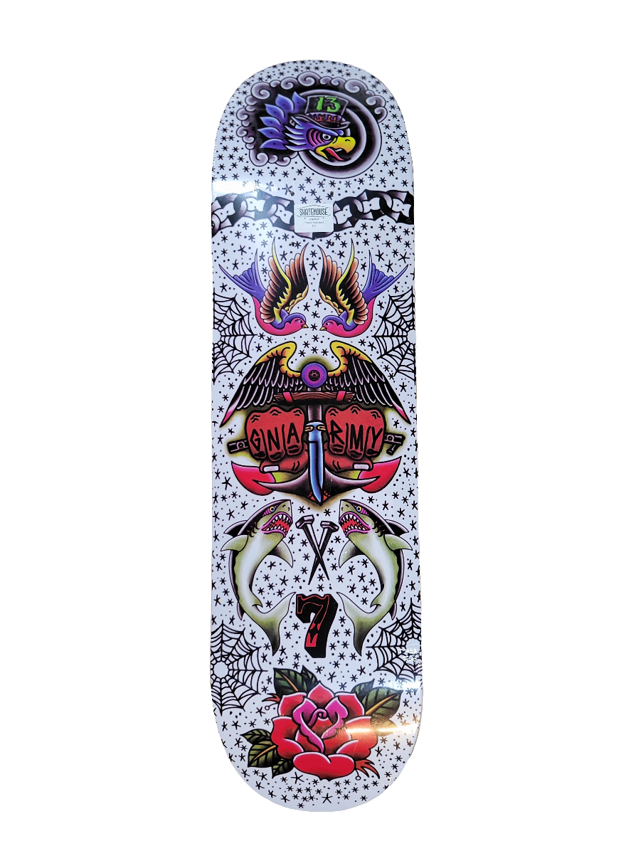 Gnarmy - Tattoo Wall 8.5" Deck