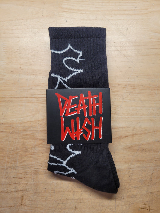 Deathwish - Heavy Black Crew Socks