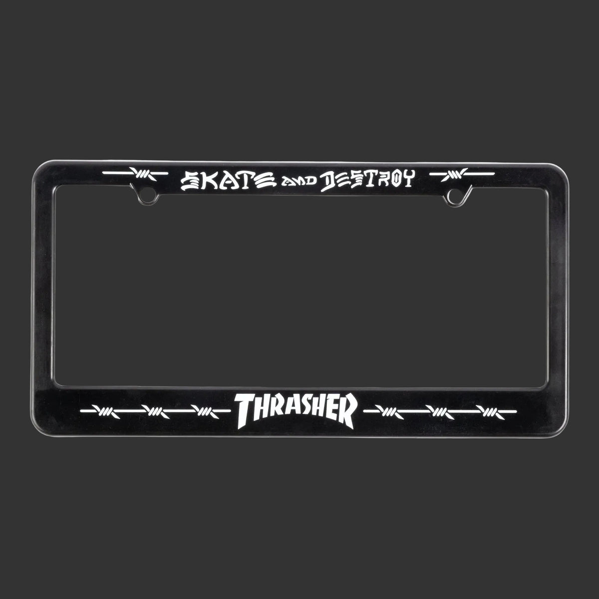 Thrasher - Barbed Wire Licence Plate Holder