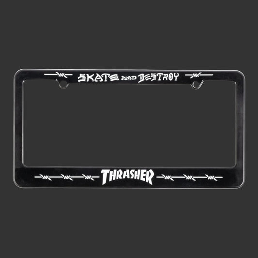 Thrasher - Barbed Wire Licence Plate Holder