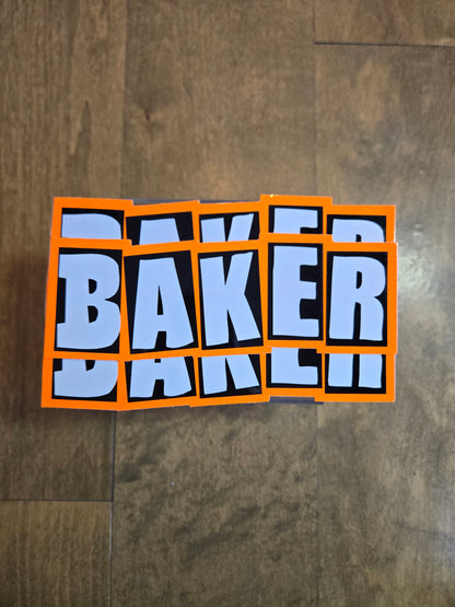 Baker - Neon Logo Stickers