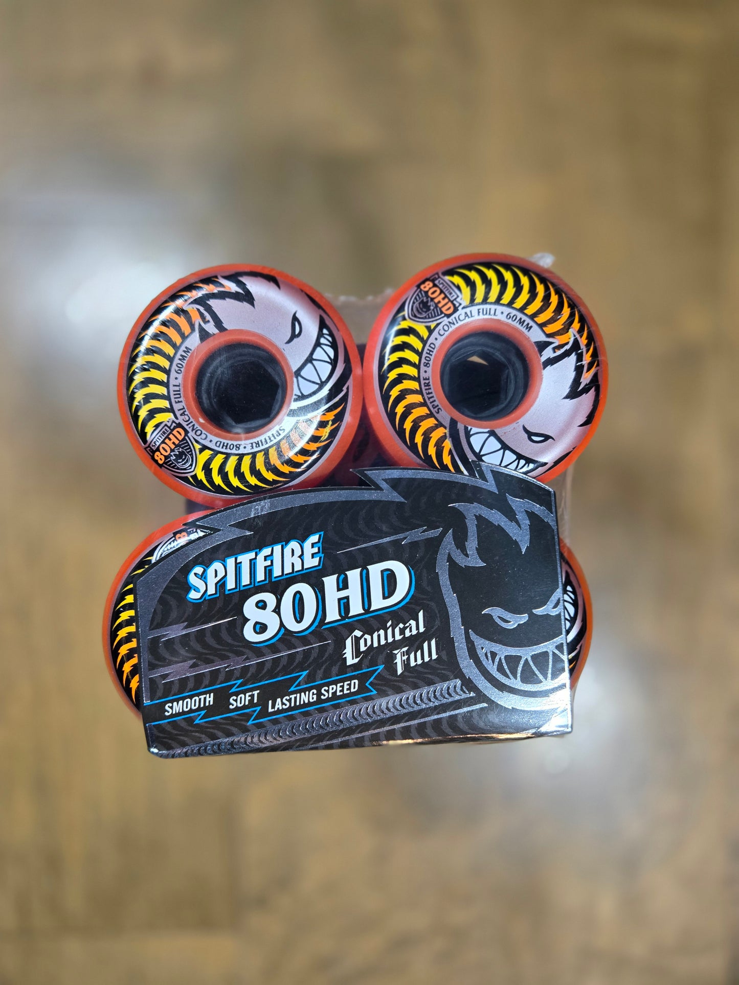 Spitfire Wheels - 80HD Fade Orange Conical Full